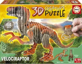 EDUCA 3D puzzle Velociraptor