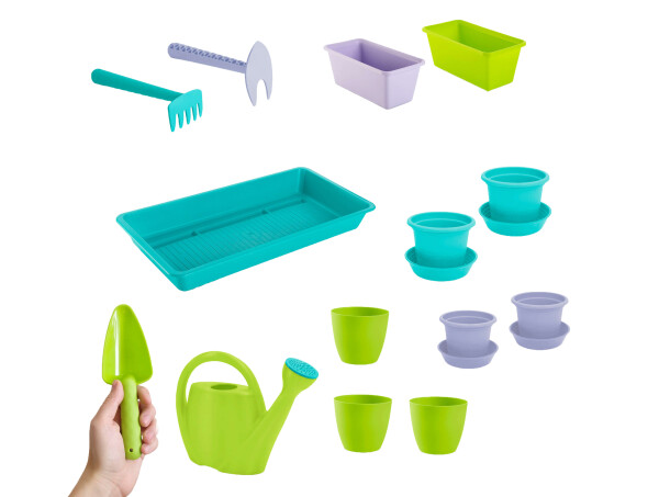 Set pro děti s květináči, truhl. candy mix, Plastkon, W022855