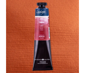 Nevskaya Palitra Ladoga 2204964 metallic Akrylová barva 46 ml, Copper 964