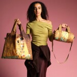 Skládací nákupní taška LOQI GUSTAV KLIMT The Kiss