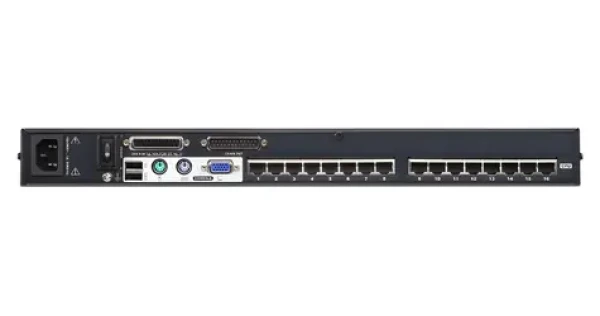 Přepínač KH-1516A / KVM přepínač / 16 portů / Cat5 / PS/2 + USB (KH1516A-AX-G)