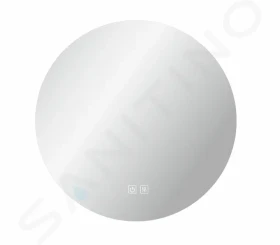 Kielle Zrcadlo s LED osvětlením a vyhříváním, průměr 60 cm 50324051