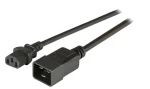 EFB EK531.1,8V2 černá / Prodlužovací napájecí kabel / C20 - C13 / 1,8 m (EK531.1,8V2)