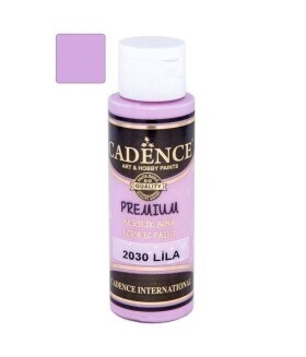 Akrylová barva Cadence Premium - světle fialová / 70 ml