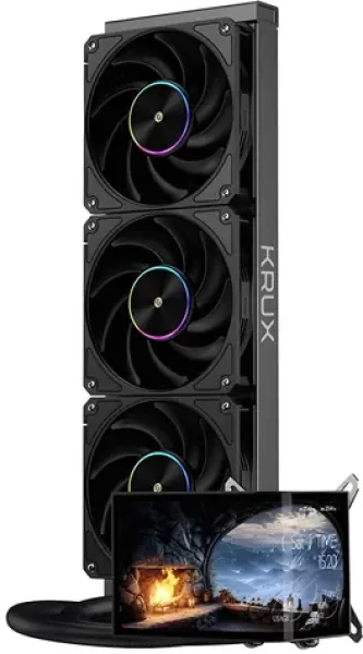 Krux HydroArc 360 černá / Komplet vodního chlazení CPU / 360 mm / 3x 120mm / ARGB (KRXE010)