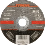STHOR Řezný kotouč na kov 125x1,0x22 mm / Řezný kotouč / Průměr 125 mm / Tloušťka 1 mm