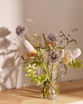 Iittala Skleněná váza Aalto 12 cm – Clear, čirá barva, sklo