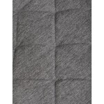 Židle jídelní, stříbrná látka, nohy černý kov