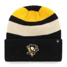 47 Brand Pánská Zimní Čepice Pittsburgh Penguins Clubhouse Jennings ’47 Cuff Knit