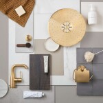 GROHE - Essence Umyvadlová baterie s výpustí, kartáčovaný Cool Sunrise 23462GN1