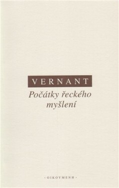 Počátky řeckého myšlení