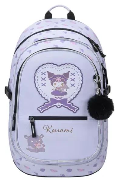 BAAGL Core Kuromi Sweet One GRS / Školní batoh / 25 l / 3 komory / od 3. třídy / voděodolný