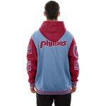 New Era Pánská bunda Philadelphia Phillies MLB Cooperstown Full Snap Patch Velikost: 2XL