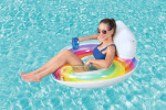 Bestway Bestway Nafukovací kruh s opěrkou 107cm duha