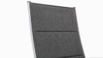 KETTLER BASIC PLUS PADDED polohovací, hliníkové křeslo - stříbrná / antracit