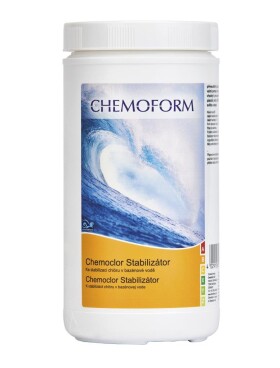 Chemoform stabilizátor chlóru 1 kg - granulovaný přípravek pro ustálení hladiny chlóru v bazénové vodě