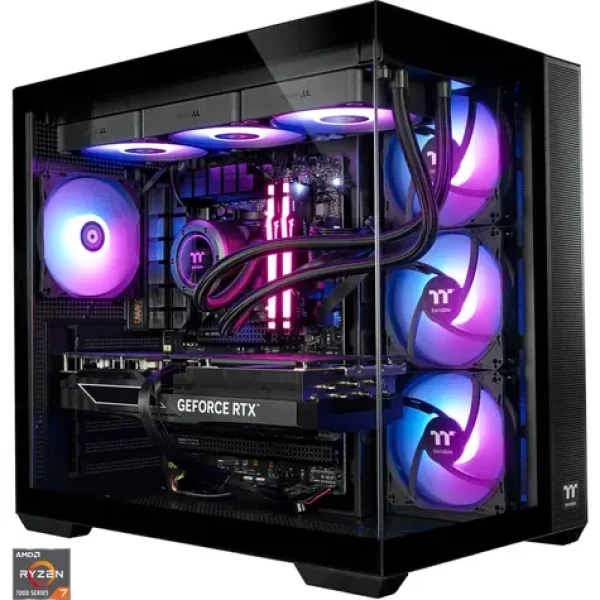 Thermaltake FTW RTX 5070 Ti černá / Herní PC / AMD Ryzen 7 7800X3D / 32GB DDR5 / 2TB SSD / RTX 5070 Ti 16GB / W11H (PC-000087-DE)