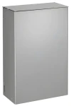 Rossignol Stella 51346 metalově šedý / Nástěnný koš s víkem / 10 L