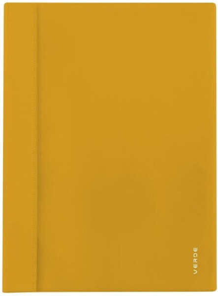 Rychlovazač A4 PVC s kapsou VERDE hořčice