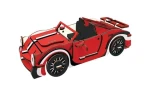 Dřevěné 3D puzzle Červený kabriolet