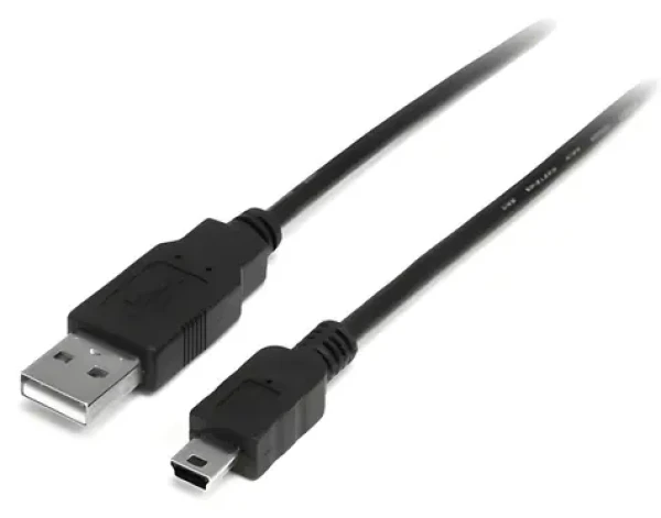 StarTech USB-A - Mini USB-B černá / Kabel / 1 m / USB 2.0 / 480 Mbps (USB2HABM1M)