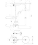 OMNIRES - ARMANCE sprchový sloup chrom /CR/ AM5244CR