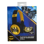 Lazerbuilt Batman / Bezdrátová sluchátka s LED podsvícením / Bluetooth 5.0 / mikrofon (HMBM-BTLI-BATMAN)