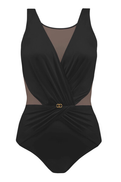 Dámské jednodílné plavky Fashion 7 1006V 19 - SELF černá M