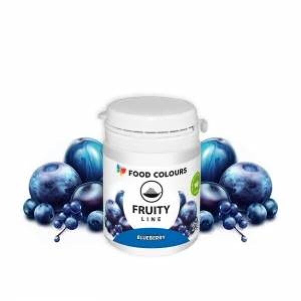Přírodní prášková barva Food Colours FruityLine (20 g) Blueberry