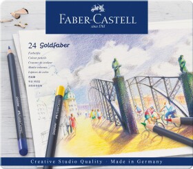 Faber-Castell 114724 Goldfaber plechová krabičk 24 ks