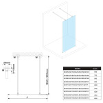 POLYSAN - ESCA sklo Marron 1200x2100 ES1512