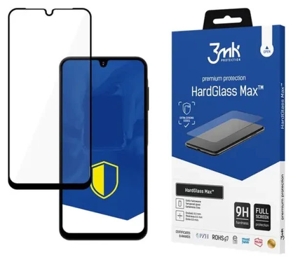 3mk HardGlass Max černá / Tvrzené sklo / Samsung Galaxy A16, A26, M16