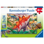 Ravensburger Puzzle - Svět dinosaurů 2x24 dílků