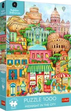 TREFL Puzzle Premium Plus Půlnoc v Římě