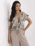 Halenka D73771M11171D khaki barva XL
