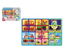 Puzzle magnetické deskové Doprava