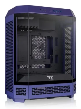Thermaltake The Tower 600 fialová / ATX / 4x USB-A 3.2 / 1x USB-C 3.2 / 2x140mm / bez zdroje / průhledná bočnice (CA-1Z1-00MNWN-00)