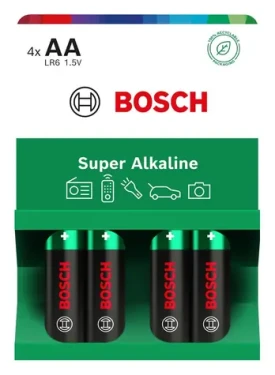 Bosch LR6SA4B/00 Super Alkaline / Baterie / alkalická / AA (LR6) / 4 ks (8594162800131)