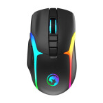 Marvo M729W černá / bezdrátová herní myš / optická / 4800 DPI / RGB / 700 mAh / 2.4GHz USB přijímač (M729W)