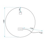 REA - Zrcadlo LED SOFT 60 HOM-00203