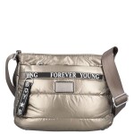 Stylová dámská crossbody kabelka Sajla, zlatá