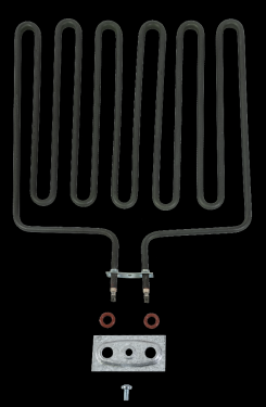 Topné těleso, spirála pro saunová kamna L23, L26, L30, 2500W/230V CZSL-314L