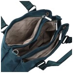 Stylová dámská nylonová kabelka do ruky Elke, modrá