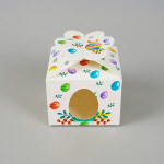 Cake star Velikonoční krabička bílá 10x10x7,5cm