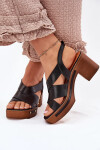 Sandály na podpatku model 214744 Step in style 40