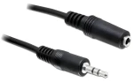 DeLock Jack 3,5 mm samec/samice 3m černá / Audio kabel / Prodlužovací (84002)