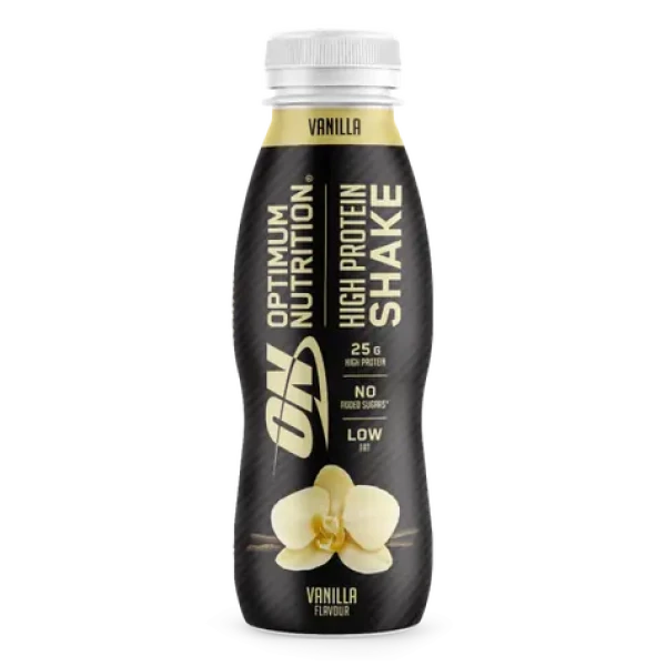Optimum High Protein Shake - Optimum Nutrition (vanilka, 330 ml) (33007-3-330ml-vanilla)
