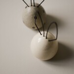 DBKD Velikonoční dekorace Hare Vanilla 18 cm, krémová barva, keramika