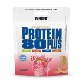 Proteín 80 Plus - Weider (jahoda, 2000 g) (4332-16-2000g-jahoda)