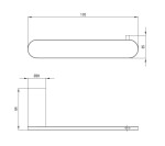 DEANTE - Round chrom - Držák na toaletní papír, nástěnný ADR_0211